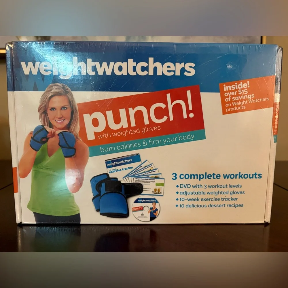 Weight Watchers Punch Workout Kit with Blue Accents - Picture 1 of 5